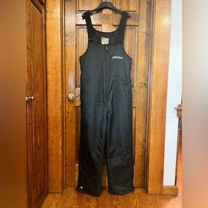 Ski-Doo Vintage Bombardier Snowmobile Bib Pants Black Men’s Large